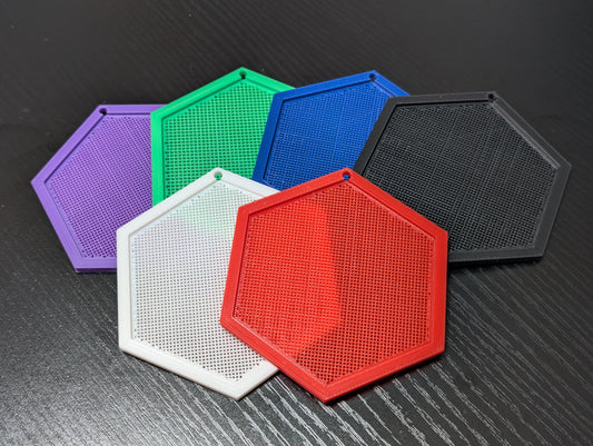 Hexagon Ornament - 3" 1pc
